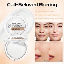 Oil Control, Powder-Free Contouring Compact Powder - Suitable For All Skin Tones, Skin-Friendly Formula, Long-Lasting Natural Bare-Faced Makeup - 5# - View 8