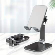 Bộ 5 giá đỡ điện thoại bằng chất liệu ABS có thể điều chỉnh, gập gọn và tháo rời, phù hợp với điện thoại thông minh/máy tính bảng từ 4.0-11.0 inch, có miếng đệm chống trượt và chống trầy xước, màu đen - Thiết kế có thể điều chỉnh, gập gọn, bền bỉ. - Nhiều màu - Xem 3