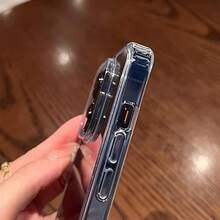 Funda Transparente de Acrílico Simple para iPhone 16 17 15 14 13 12 11 Pro Max XS XR, Resistente a Impactos, Carcasa Rígida Trasera, aplicable a todos los modelos de iPhone 11 a 17. - Estilo 1 (1 pieza) - Ver 5