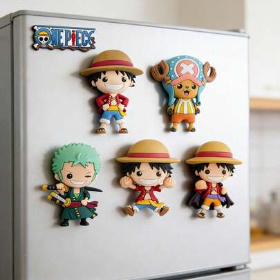 TOEI ANIMATION 1 Stück offiziell lizenzierter One Piece Kühlschrankmagnet Roronoa Zoro Tony süße Cartoon 3D Magnetaufkleber Anime Kühlschrankdekoration starker Magnet für Küche Kühlschrank Büro Spind Metalloberfläche Dekoration Sammlerstück Geschenk für Anime-Fans Freunde strapazierfähiges PVC-Material leuchtende Farben leicht tragbar Spaß Raumdekoration kreative Geschenkidee für Geburtstag Feiertage Anime-Liebhaber