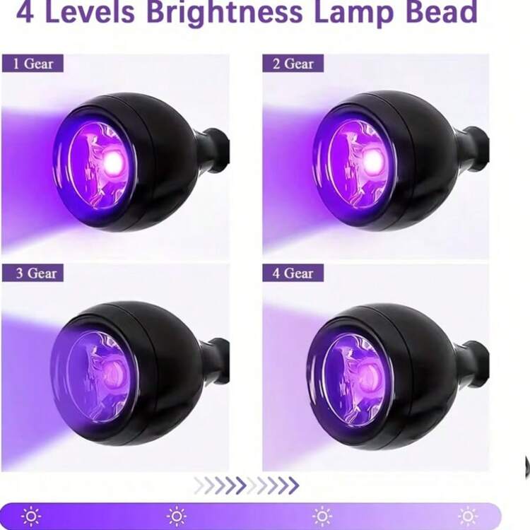3W 柔性 UV LED 美甲灯，防褪色技术，30 秒速干凝胶指甲油，即插即用便携式设计，适合家庭 DIY 美甲沙龙使用，是送给女性的完美礼物，也是圣诞节和情人节的理想之选。 - 彩色 - 查看 9