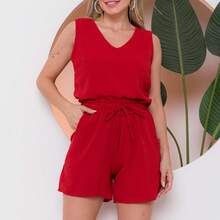 Women Two-Piece Outfits - Rojo - Ver 7