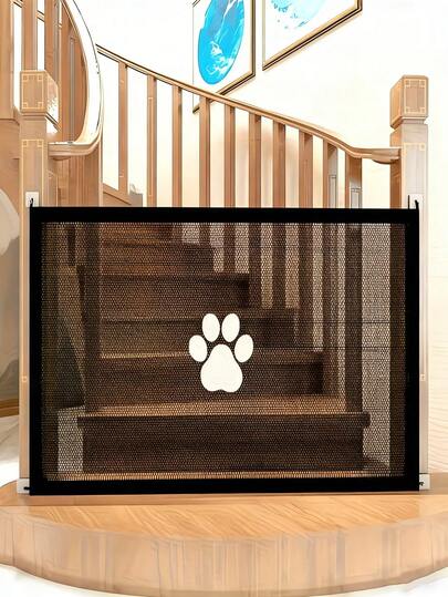 Hàng rào thú cưng có thể mở rộng (Thích hợp cho mèo và chó) - Được làm từ lưới PE và móc trong suốt, thiết kế có thể điều chỉnh và di động này phù hợp cho cả sử dụng trong nhà và ngoài trời. Cổng thú cưng tiết kiệm không gian này có họa tiết dấu chân thời trang. Dễ dàng lắp đặt trong nhà hoặc sân vườn, được làm từ vật liệu nhẹ.