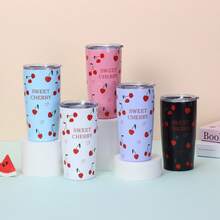 1 bình giữ nhiệt 600ml màu đỏ hiệu Tulip, giữ nhiệt đồ uống nóng/lạnh, bình nước du lịch & ngoài trời, cốc đáy phẳng có nắp, cốc cà phê cắm trại, bình giữ nhiệt chân không, quà tặng tựu trường, ngày lễ & sinh nhật (không kèm ống hút) - Nhiều màu - Xem 3