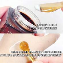 4件套树脂护肤勺套装，双头迷你面霜勺带收纳盒，可重复使用的眼霜刮勺，适用于护肤、按摩和试用，女士美容护肤工具，护肤勺，眼霜刮勺，面霜勺，双头护肤工具，树脂化妆刮勺，可重复使用的护肤勺 - 混色4件裝 - 查看 5