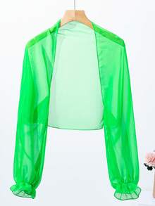 1 pieza Nuevo chal de unicolor versátil, adecuado para primavera, verano y otoño, playa, vacaciones, esencial de viaje - Multicolor - Ver 4