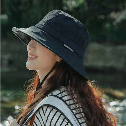 All-Weather Bucket Hat Wind-Resistant Design Large Brim Shade Bucket Hat For Unisex Adults Functional Outdoor Hat For Backyard Work Picnic Boating Sightseeing Protection Against UV Rays Lightweight Easy Storage Sun Cap Outdoor Sport Headwear Summer Essentials Accessories Apparel Best-Selling Outdoor Retro Bucket Hat For Summer Hiking And Fishing-Sun-Protection, Shade-Providing Hat Ideal For Mountain Climbing And Western-Style Denim Sun Hat