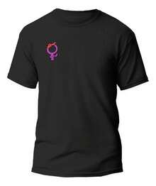 Playera Feminista - 8 De Marzo- 8m  Juntas Y Sin Miedo - Negro - Ver 4