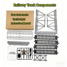 Electric Train Sets For Boys Girls Metal Alloy Christmas Trains Toys Steam Locomotive, Passenger Carriages, Tracks, Light & Sounds Rechargeable Birthday Gifts For Kids 3 4 5 6 7 8 + Years Old - Multicolor - View 7
