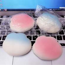 1 chiếc - Đồ chơi giảm căng thẳng hình đám mây bánh mì mềm dẻo, chậm đàn hồi, phiên bản 2026 - Món quà hoàn hảo cho bé trai, bé gái, bạn bè, gia đình, sinh nhật, tiệc tùng, thanh thiếu niên - Mềm mại và dễ bóp - Nhiều màu - Xem 3