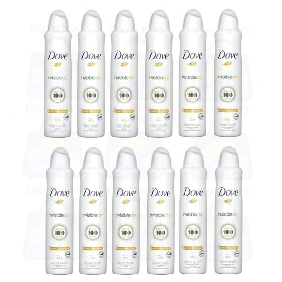 Dove Invisible Dry Deodorant Spray Clean Touch 250ml Pack Of 12 - nhiều mùi hương - Xem 1