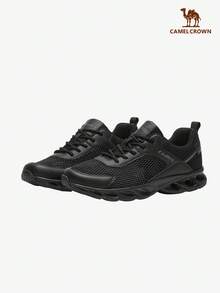 CAMEL CROWN Men's Casual Sports Shoes, Spring Shock Absorption, Lightweight And Comfortable, Suitable For Travel And Leisure Wear - Black - View 7