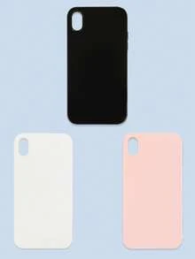3件裝經典亮面糖果色果凍手機殼，相容 Apple 17、AIR、17PRO、17PROMAX、16promax、16E、17E、14/13、12、11 Pro Max、XS Max、X、XR、8、7、6S、Plus、Mini、GalaxyA13 5G S21 FE5G A15 A21S A34 A12 S21 S25 S26 及其他機型，防震手機殼，適合作為女友、男友或自己的生日禮物 - 彩色 - 查看 34