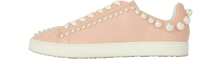 Stuart Weitzman Women's Faux Pearl Decor Casual Flat Athletic Sneakers - Rose Water Color - View 1