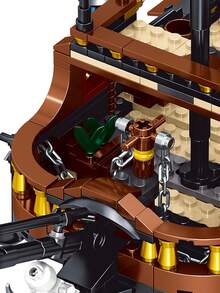 Bộ xếp hình tàu du lịch hạng sang cổ điển (nhiều cấp độ khó), mô hình tàu du lịch cỡ lớn lãng mạn, tàu không thể chìm, khối lắp ráp, lắp ghép các mảnh, mô hình 3D mini, quà tặng sinh nhật. Bộ sưu tập khối lắp ráp sáng tạo giúp giảm căng thẳng, quà tặng sinh nhật, hộp quà, không có đèn LED. - Nhiều màu - Xem 8