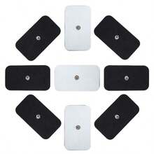 Miếng đệm điện cực 5*9cm, đường kính 3.5mm, chất liệu hydrogel không dệt dạng nút, dùng thay thế cho các thiết bị massage và trị liệu. - trắng - Xem 1