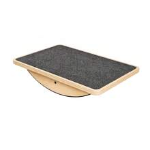 Balance Board, Anti Slip Pilates Swing Board, Used For Ankle Strengthening, Core Training, Physical Therapy, Foldable Inclined Stretching Board, Suitable For Leg And Toe Ground Exercises - Yellow - View 6