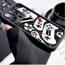 1 chiếc ốp lưng điện thoại TPU chống sốc dày dặn, họa tiết vân máy chơi game, tương thích với iPhone 17 Pro Max, 16 Pro Max, 16 Pro, 16, 16 Plus, 11, 15 Pro Max, 14 Pro Max, Galaxy, Honor, X7B, X8B, S24, S24U, 23U, A55, A54, A13, A14 - màu đen - Xem 3