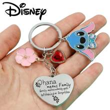 Cartoon Character Metal Stitch & Angel Key Earrings, Necklace, Keychain Pendant Jewelry Set - Stitch - View 6