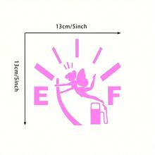 1. Hình dán xe hơi hình yêu tinh dễ thương, họa tiết sáng tạo hình cô gái có cánh, chất liệu vinyl, tự dính, thiết kế độc đáo. - A - Xem 2