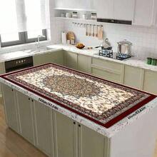 1 pieza Tapete de secado de platos con patrón floral europeo clásico, excelente absorción de agua, adecuado para mesa de comedor y cafetería, almohadilla de drenaje multiusos, regalo para el hogar, decoración de escritorio - XYLSD-94 - Ver 8
