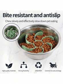 1 miếng lót bát ăn chậm bằng silicon cho chó - Thiết kế chống trượt và chống nuốt chửng giúp chó ăn chậm hơn đối với chó lớn, vừa và nhỏ, thúc đẩy thói quen ăn uống lành mạnh - Dễ dàng vệ sinh, có thể rửa bằng máy rửa chén - Không cần pin. - 1 lít - Xem 2