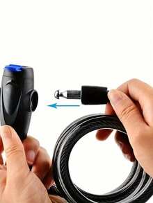 Candado eléctrico para bicicleta (con 3 llaves), candado para motocicleta, candado para bicicleta, candado para triciclo, candado para scooter eléctrico y candado en U para puerta de vidrio, diseñado especialmente para anti-robo y anti-corte hidráulico, de alta - Multicolor - Ver 12