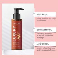 OceAura Firming Body Oil - Deeply Moisturizes And Locks In Moisture, Improves Skin Elasticity And Maintains Firmness, Smooth Skin And Long-Lasting Comfort, Fresh Fragrance, Daily Skin Care, Suitable For Whole Body Use - 無味 - 查看 5
