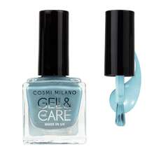 COSMI MILANO Made In Uk 8ml Gel Effect Nail Polish With Moisturizing And Nourishing Treatment For Nails Harmless Natural Transparent Formula Long Lasting And Quick Drying The Colors Of Intense Summer And Travel Holidays For The School Season - SIRENETTA 263 - 查看 4