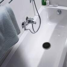 Nút chặn cống bồn tắm - Bộ 2 nút chặn cống thoát nước bồn tắm đa năng bằng silicon, nút chặn cống bồn tắm cho phòng tắm, bồn tắm và vòi sen - Dễ dàng lắp đặt, đường kính cống thoát nước 25~55mm - A - Xem 12