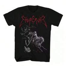 Men Outdoor Tees & Tanks - Black - View 1