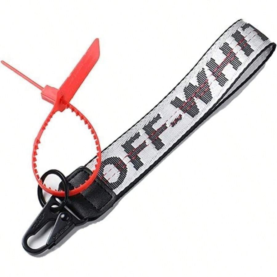 Keychain WHITE Lanyard White For Keys Can Hang Key,Wallet,Jeans Decoration Cute Lanyard Nice Off - 2 - 查看 1