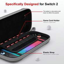 2025 New Switch 2 Game Console Storage Bag, Single Player Protective Case, Backpack Accessory - Grey - View 4