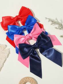 10个蝴蝶结发夹，百搭大气，适合日常佩戴、旅行拍照、校园穿搭 - 混合色 - 查看 4