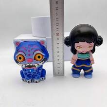 6件套 K-Pop 女团猎魔人捏捏乐娃娃，慢回弹减压娃娃，可动人偶收藏品 - 彩色 - 查看 4