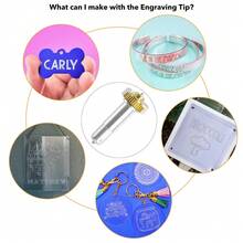 Engraving Tip Wavy Blade Basic Perforation Blade Fine Debossing Tip With Housing Compatibale With Maker/Maker 3/Maker 4 Machine ;Engrave, Deboss, Perforate, And Cut Wavy Decorative Edges - Silver - View 12