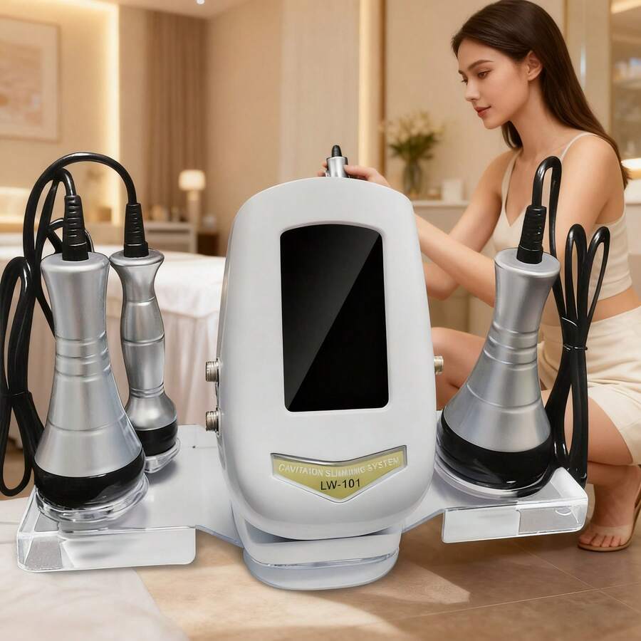Advanced 3-In-1 Home Spa System: Multi-Functional Beauty Device For Full Body Contouring & Skin Rejuvenation - 白色 - 查看 1