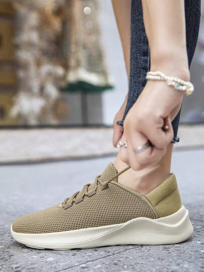 Giày bệt đế mềm thoải mái cho nam, giày thể thao nhẹ ngoài trời, giày đạp xe, giày đi bộ, giày cổ thấp đa năng, giày casual buộc dây thời trang.