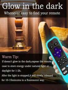 1/2pcs Remote Control Protective Case, Dust-Proof, Elastic, Multi-Color, Luminous, Soft, Silicone Material, Anti-Drop Cover, Suitable For Various TVs, Children's Party Decoration - Pink - View 6