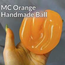 1pc Handmade Soft Squishy Toy - Orange, Coconut Oil Formula, Ultra Slow Rebound High Malleability, Stress Relief - Multicolor - View 3