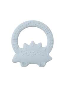 1 pieza Mordedor de silicona para bebé con forma de dinosaurio, adecuado para la dentición, masticación y juego diario de infantes - Multicolor - Ver 16
