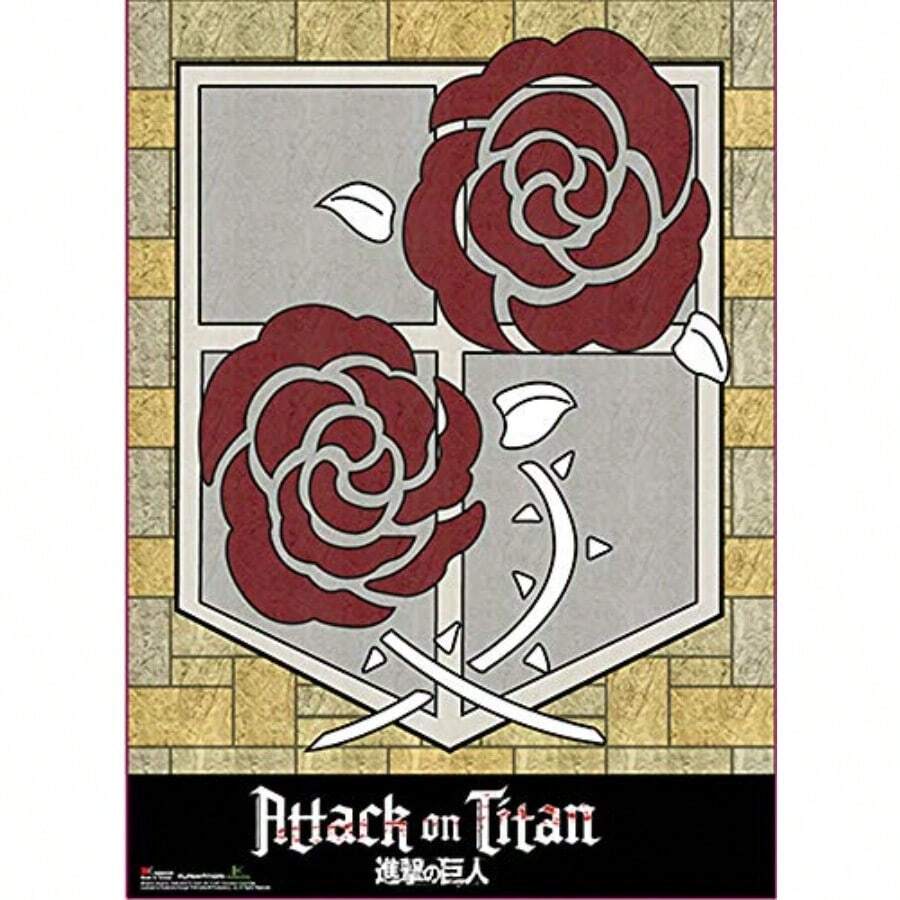 Gran Eastern Entretenimiento Attack ontitan Wall-Decor-Stickers - como en la foto - Ver 1
