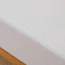 Ga trải giường vừa khít 90 x 200 cm - Ga trải giường 100% cotton, đạt chứng nhận OEKO-TEX, vải dệt kim, phù hợp với nệm có độ dày lên đến 40 cm. - trắng - Xem 9