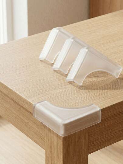 Miếng bảo vệ góc bàn chống trẻ em, Miếng bảo vệ góc bàn bằng silicon mềm trong suốt để đảm bảo an toàn cho bé, Miếng đệm chống trẻ em cho bàn, ghế, tủ (12 miếng)(8 miếng)(4 miếng)