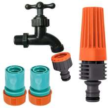 Esguicho Para Engate Rápido Com Jato Regulável + Torneira 1/2" + Engate Rápido 3/4" e 5/8" + Bico Torneira Engate Rápido - A - Visão 2