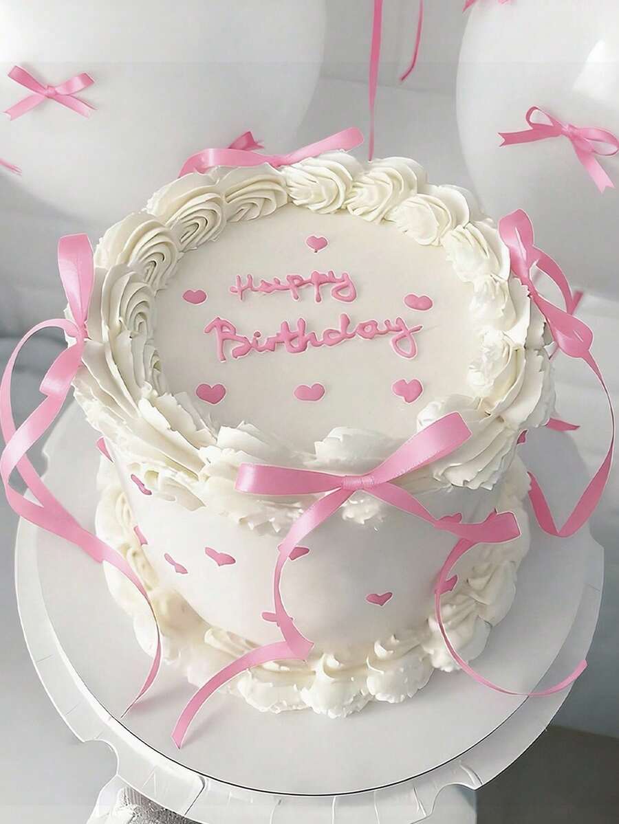 10个粉色蝴蝶结蛋糕装饰，DIY蝴蝶结蛋糕装饰，生日派对装饰，婚礼配件，周年纪念生日婚礼蛋糕装饰，节日礼物装饰，烘焙蛋糕和甜点蝴蝶结装饰，派对小礼物，生日派对桌面装饰，蛋糕装饰用品节日礼物，烘焙甜点，毕业蛋糕