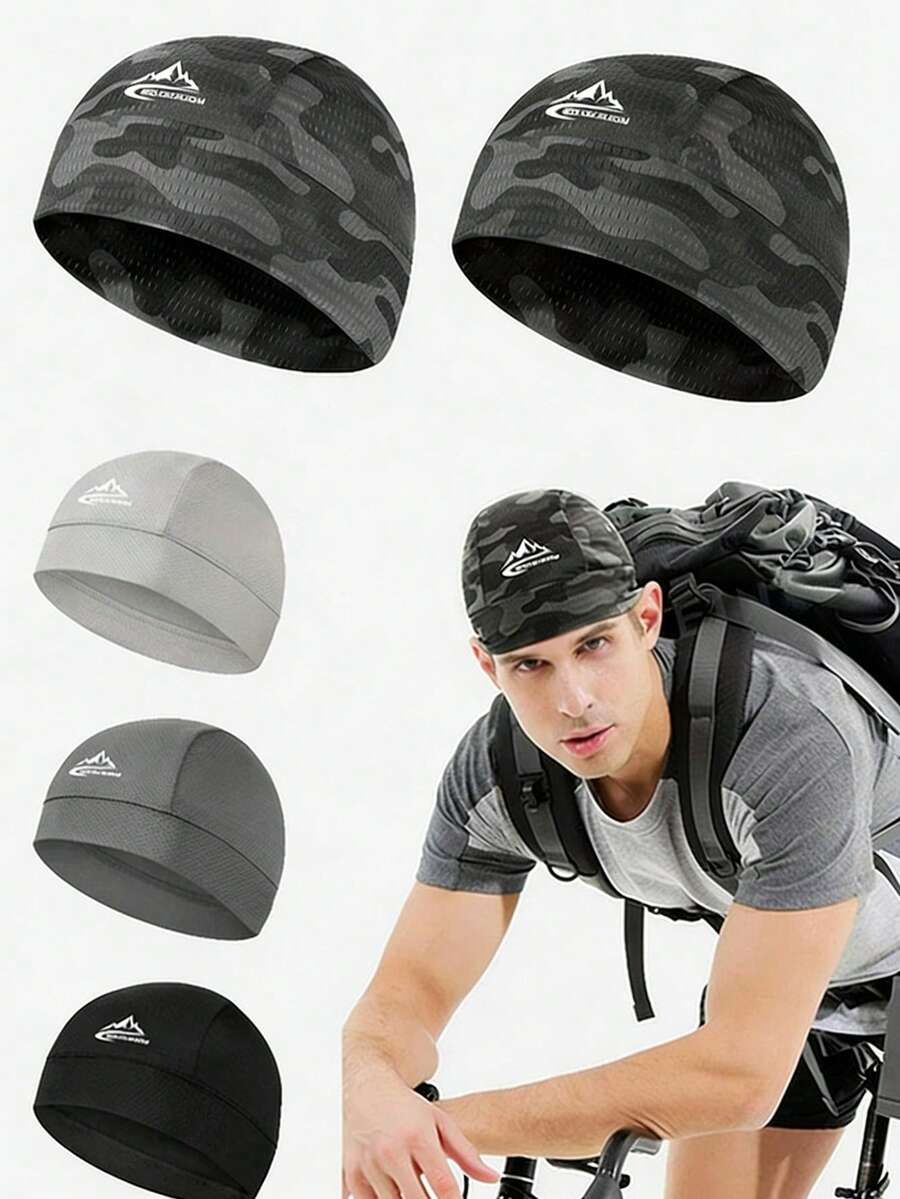 1pc Quick-Dry Anti-UV Cycling Cap, Unisex Sweat-Absorbent Lining Hat, Suitable For Outdoor Cycling, Hiking, Running And Other Sports - Cycling Cap - View 1