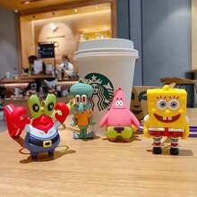 SpongeBob SquarePants Bộ 1/3 chiếc mặt dây chuyền hình cặp đôi dễ thương chính hãng, bao gồm các nhân vật như Patrick, Squidward, Sandy, Gary, thích hợp làm quà tặng tiệc tùng, trang trí nhà cửa, trang trí phòng, quà tặng ngày Valentine, quà sinh nhật, quà tặng ngày lễ tốt nhất cho bạn bè, quà tặng học sinh, đồ sưu tầm dành cho nữ, đồ trang trí, kiểu dáng ngẫu nhiên. - A - Xem 2