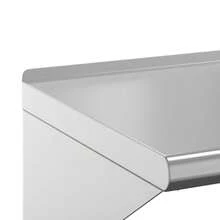 Wall Shelf 50x45x31 Cm Silver Stainless Steel - 1PC - View 9