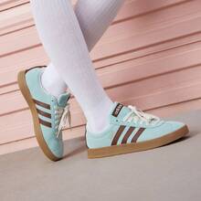 Giày thể thao cổ điển VL COURT CLASSIC "T-Toe" kiểu retro, giày thường ngày. - Màu xanh bạc hà - Xem 6